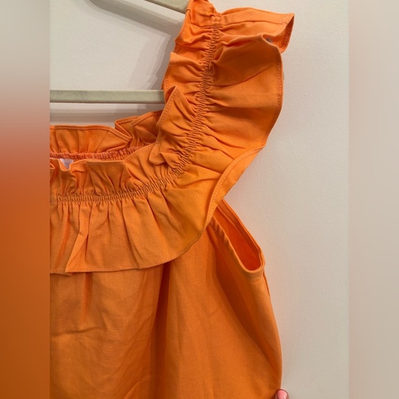 NWT Victoria Dunn Lounge Dress‎ size Large Peachy-Orange Color - Picture 2 of 6